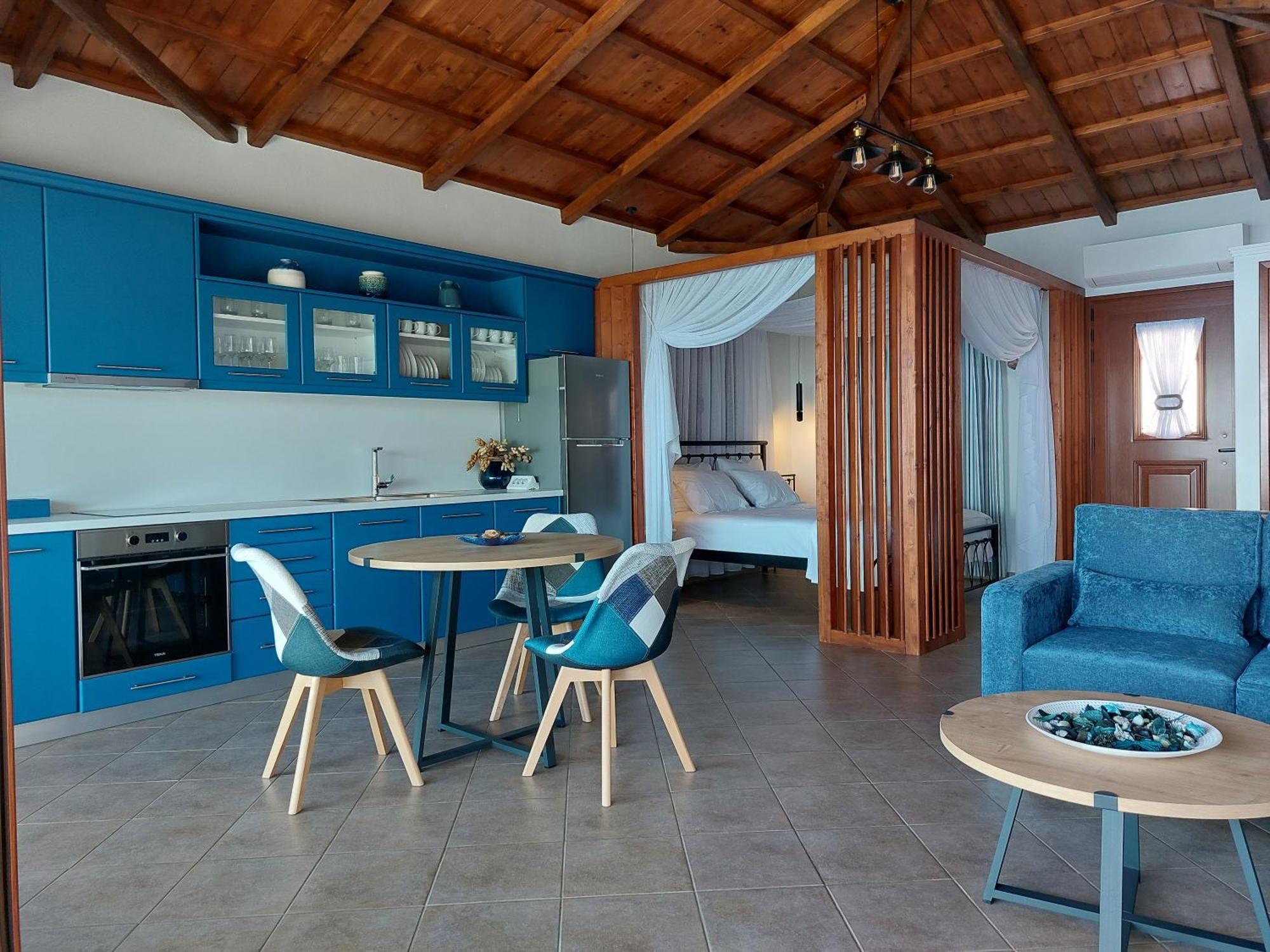 Horizon Studios With Sea View - Free Parking Glossa Bagian luar foto